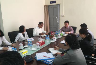 ငွေကြေးဆိုင်ရာစုံစမ်းထောက်လှမ်းရေးအဖွဲ့၊ အဖွဲ့ခေါင်းဆောင် ရဲမှူးချုပ် မျိုးသူစိုး မှ အဖွင့်အမှာစကား ပြောကြားနေစဉ်